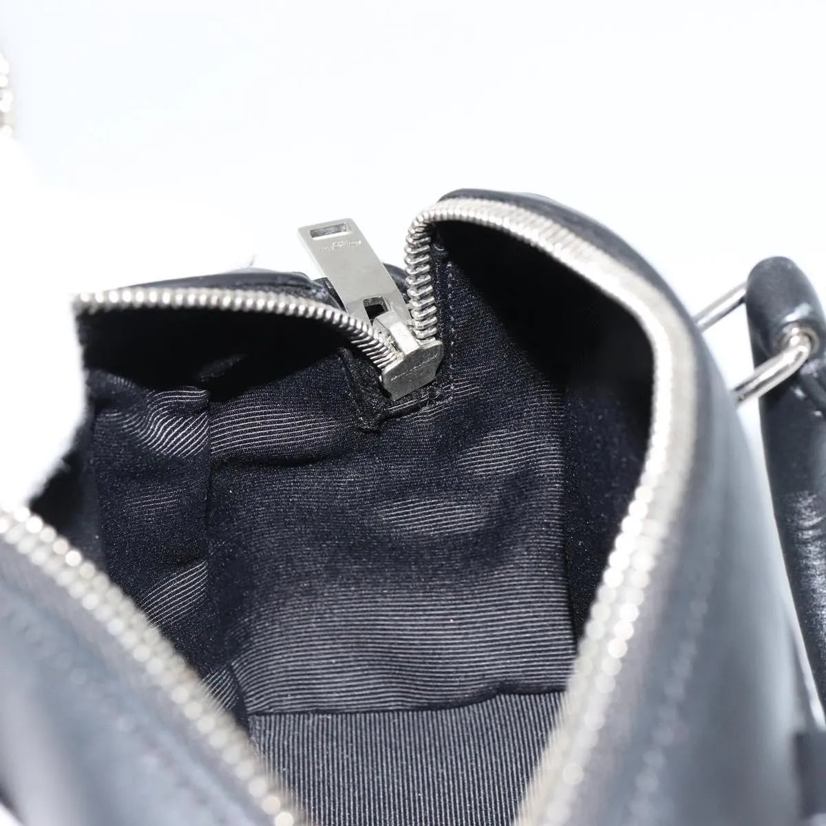 Saint Laurent Classic Baby Duffle Printed Leather, Black, Leather, Handbag