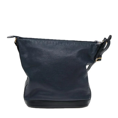 Gucci Vintage Leather, Navy, Leather, Shoulder Bag