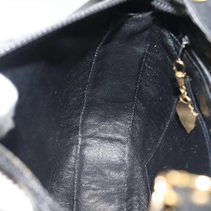 Gucci Vintage Horsebit Leather, Black, Leather, Shoulder Bag