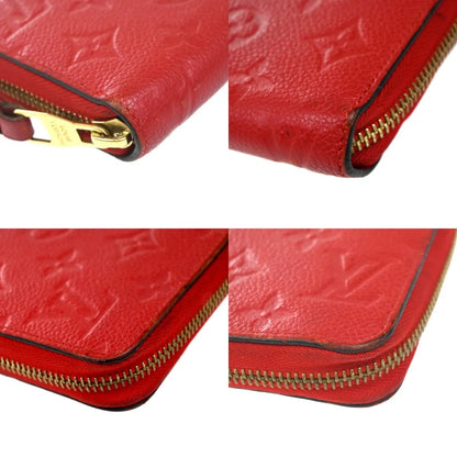 Louis Vuitton Portefeuille zippy Monogramme Empreinte Monogramme Empreinte, Red, Leather, Wallet