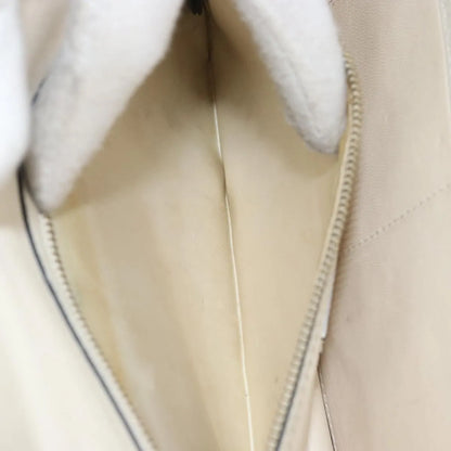 Valentino Garavani Glam Lock Leather, White, Leather, Shoulder Bag
