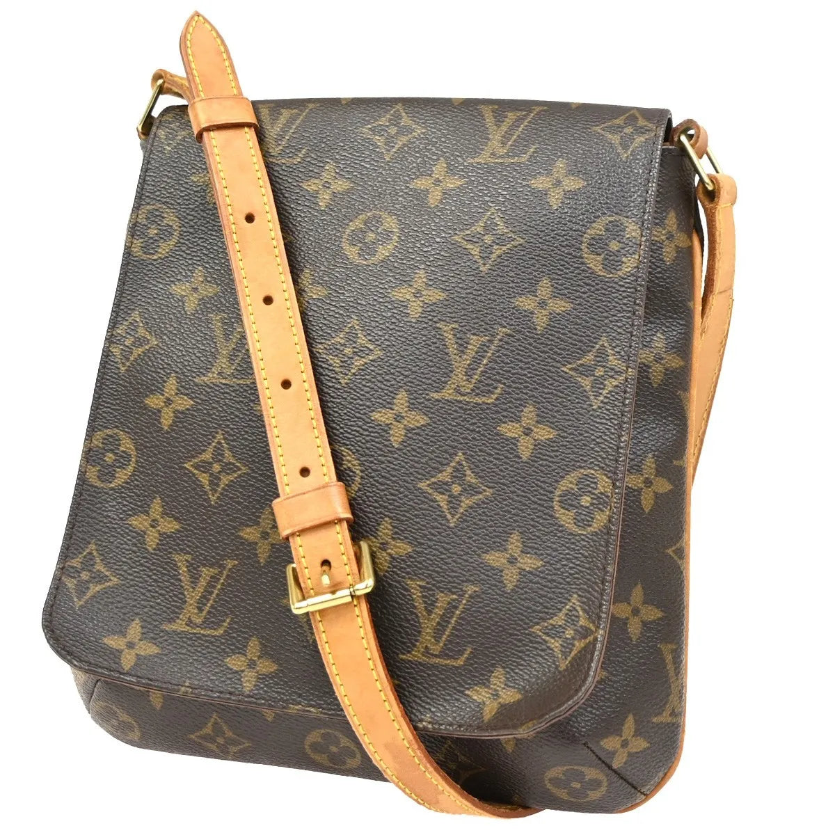 Louis Vuitton Musette Salsa Monogram Canvas, Brown, Canvas, Shoulder Bag