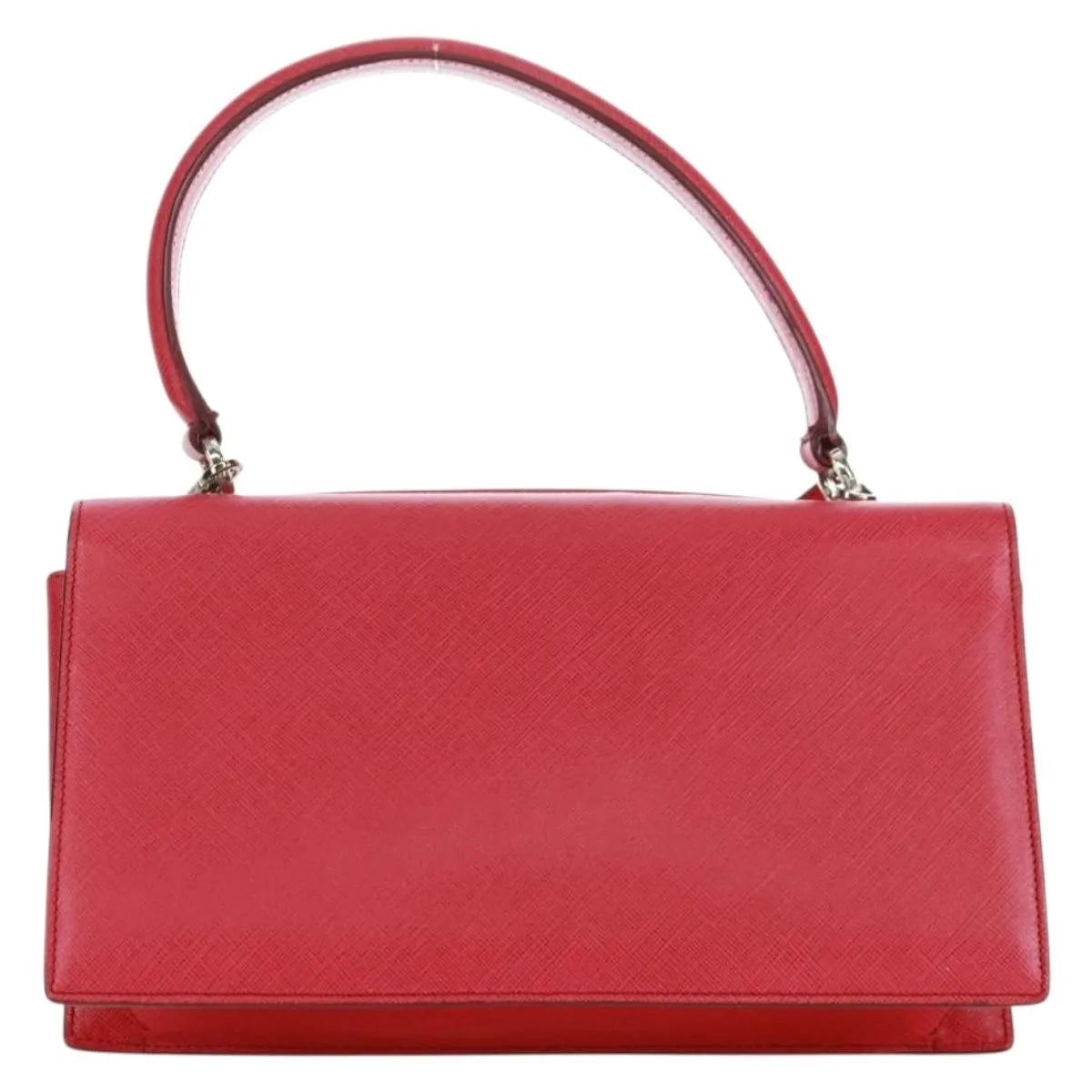 Salvatore Ferragamo Gancini Convertible Top Handle Saffiano Leather, Pink, Leather, Handbag