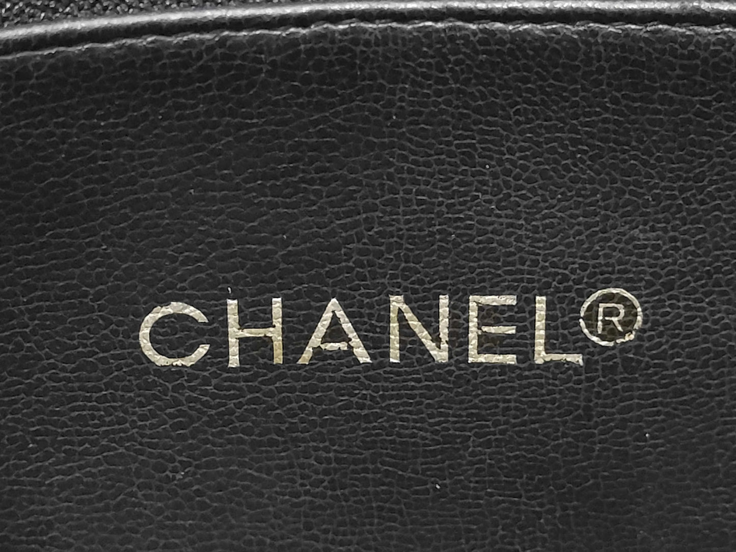 Chanel Matelasse Chain Leather, Black, Leather, Shoulder Bag