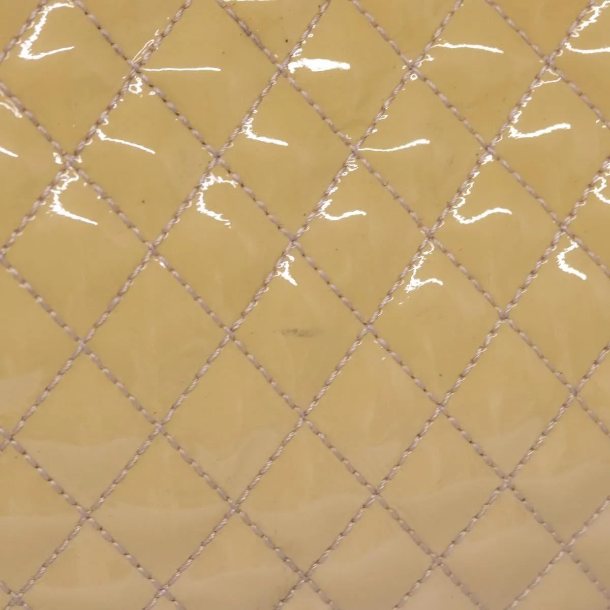 Salvatore Ferragamo Vala Patent leather, Beige, Patent Leather, Handbag