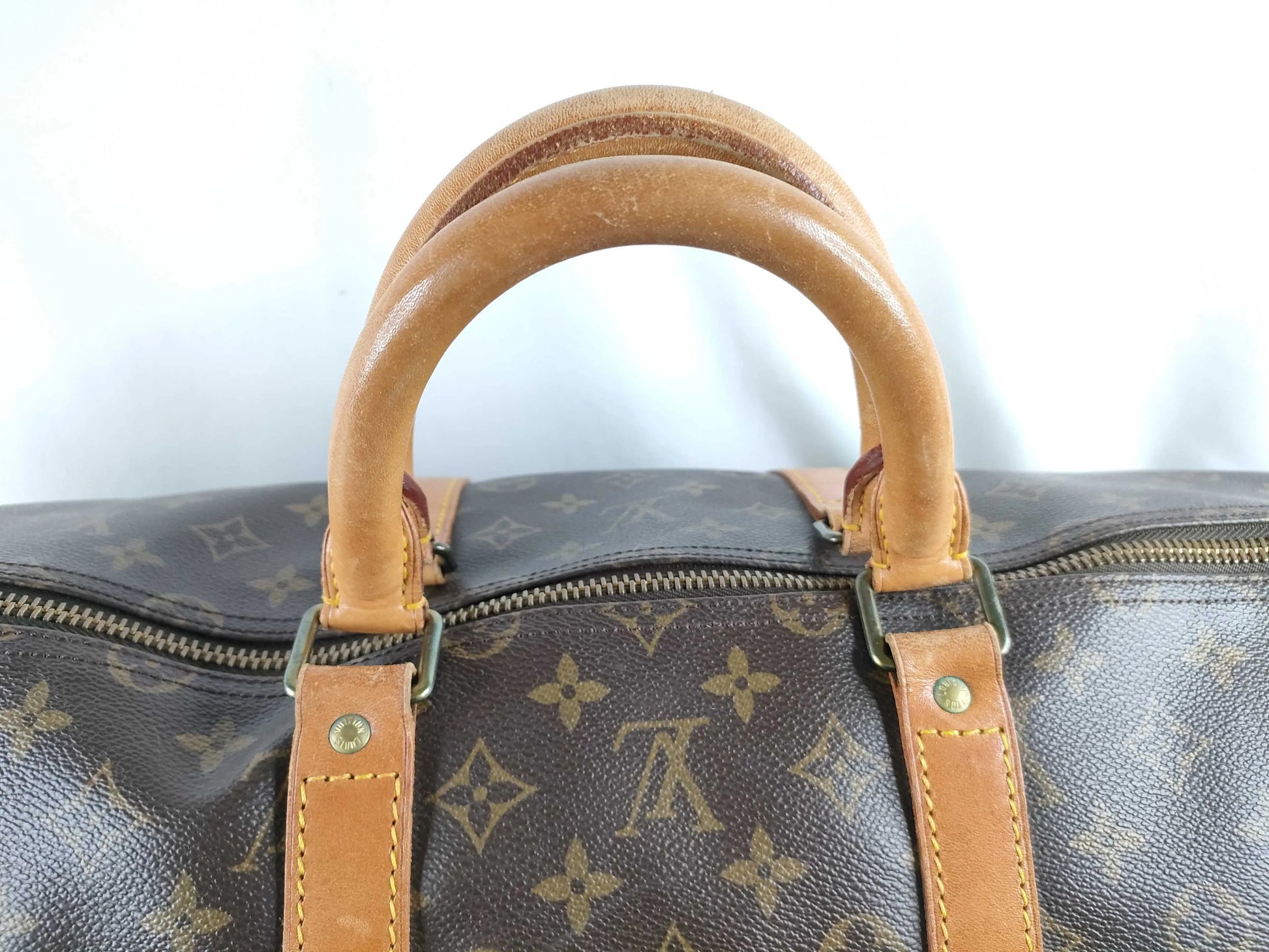Louis Vuitton Keepall Monogram Canvas, Brown, Canvas, Travel Bag