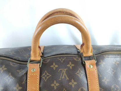 Louis Vuitton Keepall Monogram Canvas, Brown, Canvas, Travel Bag