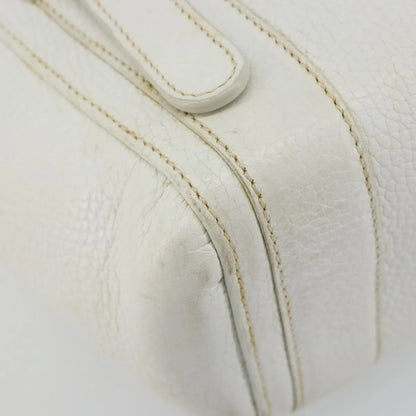 Loewe Senda Leather, White, Leather, Handbag