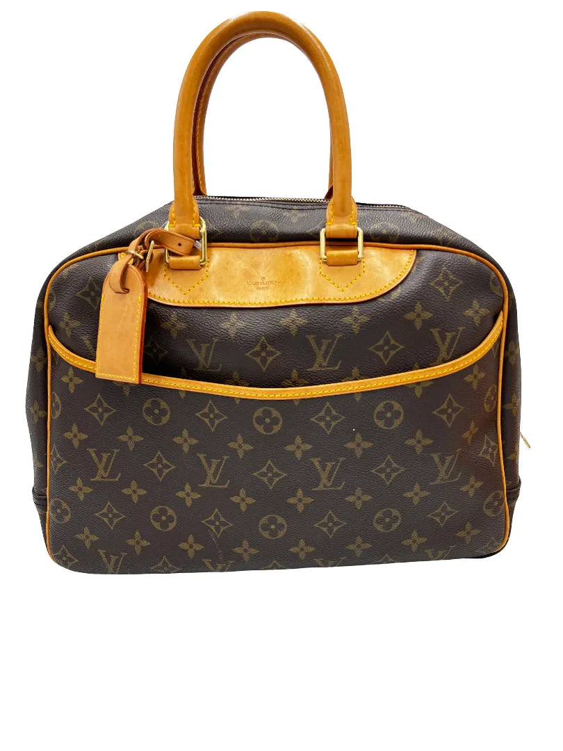 Louis Vuitton Deauville Monogram Canvas, Brown, Canvas, Handbag