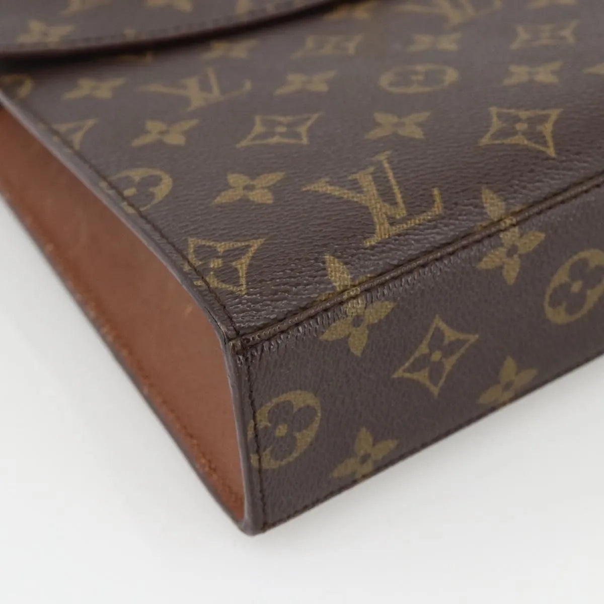 Louis Vuitton Malesherbes Monogram Canvas, Brown, Canvas, Handbag