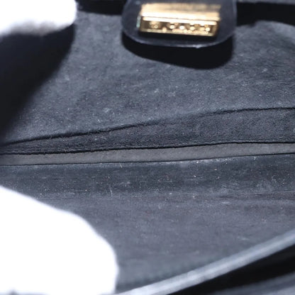 Gucci Vintage Leather, Black, Leather, Shoulder Bag
