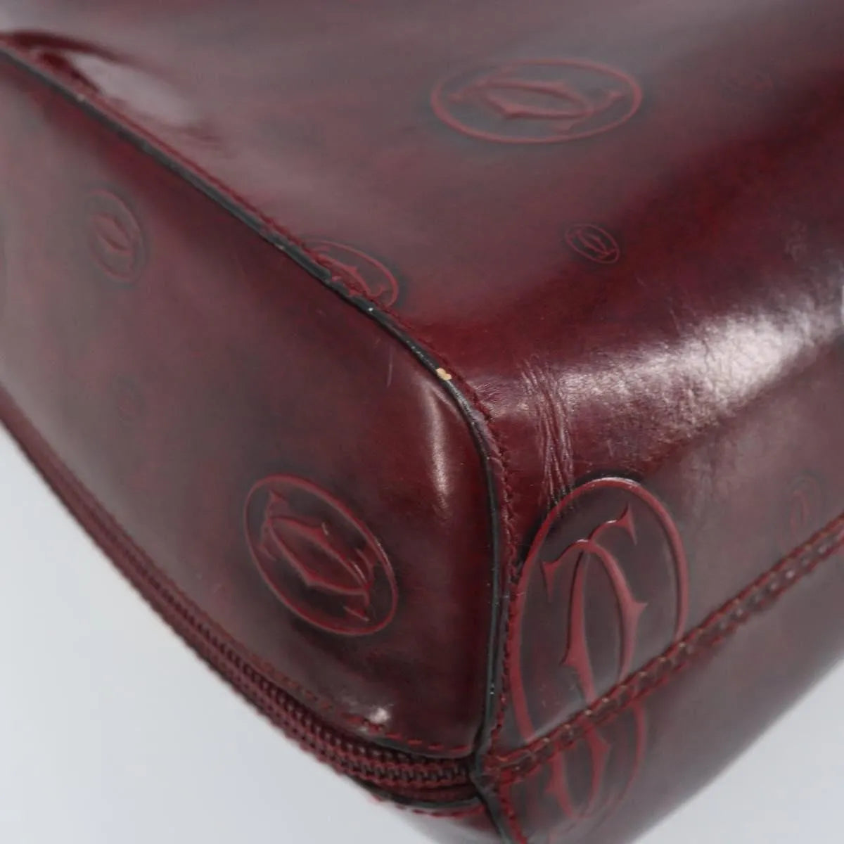 cartier Happy birthday Patent leather, Burgundy, Patent Leather, Backpack