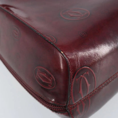 cartier Happy birthday Patent leather, Burgundy, Patent Leather, Backpack