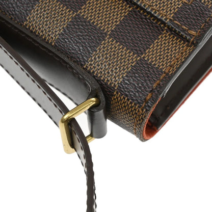 Louis Vuitton Portobello Messenger Damier Ebene, Brown, Canvas, Shoulder Bag