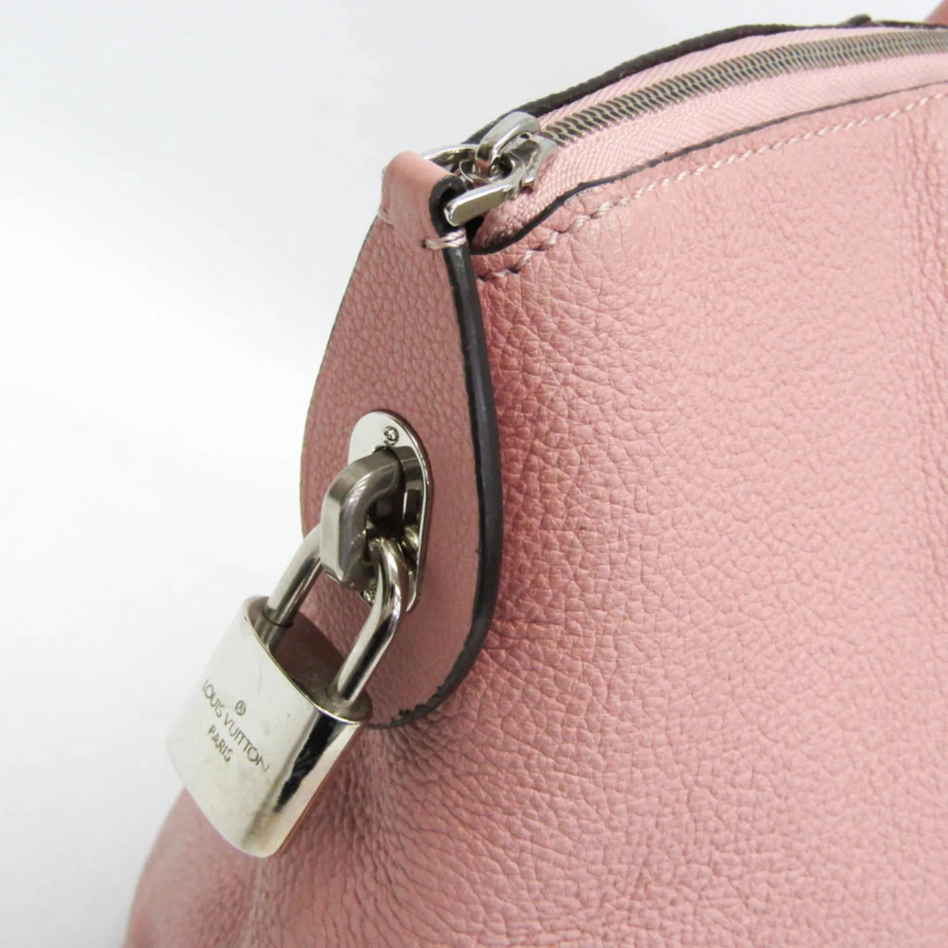 Louis Vuitton Soft Lockit Leather, Pink, Leather, Handbag