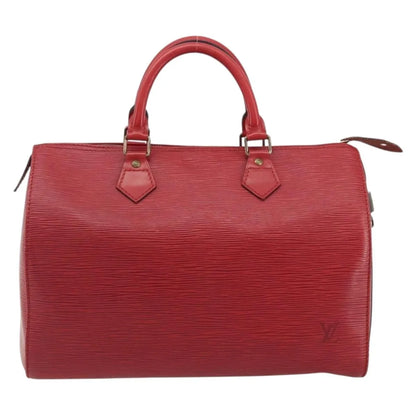 Louis Vuitton Speedy Epi Leather, Red, Leather, Handbag