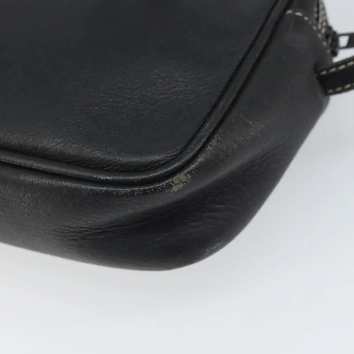 Christian Dior CD Shoulder bag Leather, Navy, Leather, Shoulder Bag
