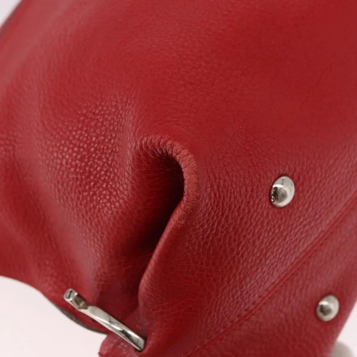 Salvatore Ferragamo Sofia Satchel Leather, Red, Leather, Handbag