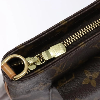 Louis Vuitton Partition Wristlet Clutch Monogram Canvas, Brown, Canvas, Clutch
