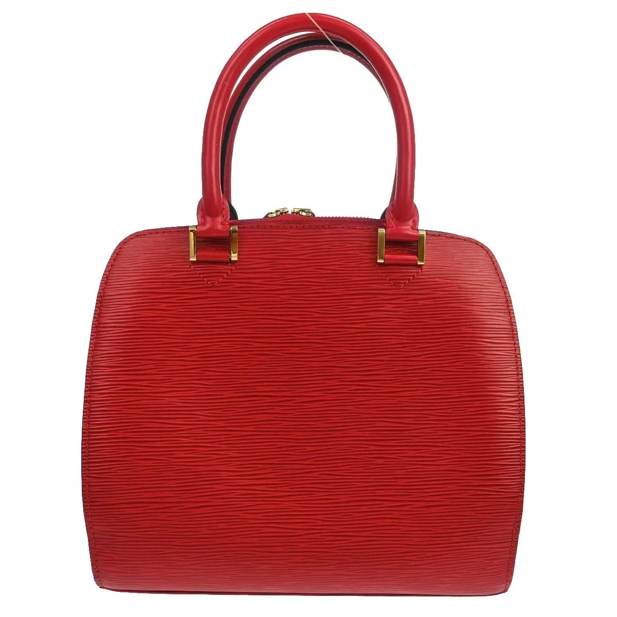 Louis Vuitton Pont Neuf Epi, Red, Leather, Handbag