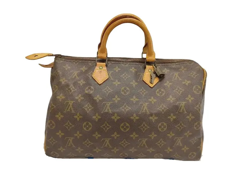 Louis Vuitton Speedy Monogram Canvas, Brown, Canvas, Handbag