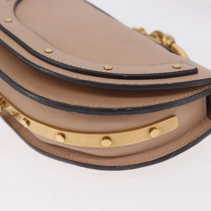 Chloe Nile Minaudière Leather, Pink, Leather, Handbag