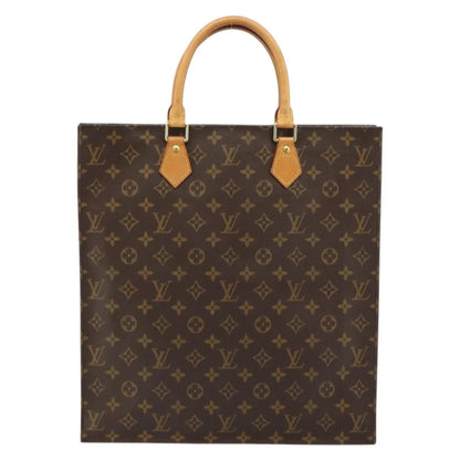 Louis Vuitton Sac Plat Monogram Canvas, Brown, Canvas, Handbag