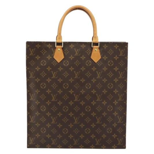 Louis Vuitton Sac Plat Monogram Canvas, Brown, Canvas, Handbag