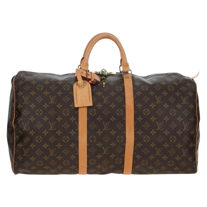 Louis Vuitton Keepall Monogram Canvas, Brown, Canvas, Travel Bag