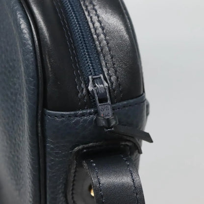 Christian Dior Vintage Leather, Navy, Leather, Shoulder Bag