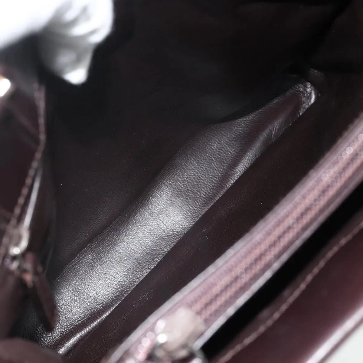 Gucci Vintage Leather, Brown, Leather, Handbag