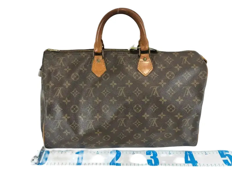 Louis Vuitton Speedy Monogram Canvas, Brown, Canvas, Handbag