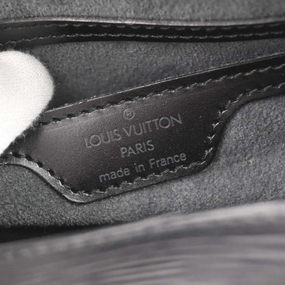 Louis Vuitton Soufflot Epi Leather, Black, Leather, Handbag