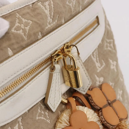 Louis Vuitton Besace Handbag Monogram Sabbia, Beige, Canvas, Shoulder Bag