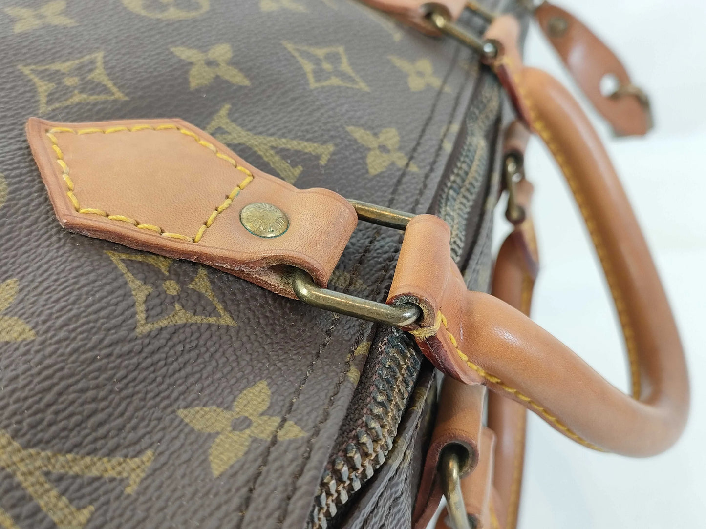 Louis Vuitton Speedy Monogram Canvas, Brown, Canvas, Handbag