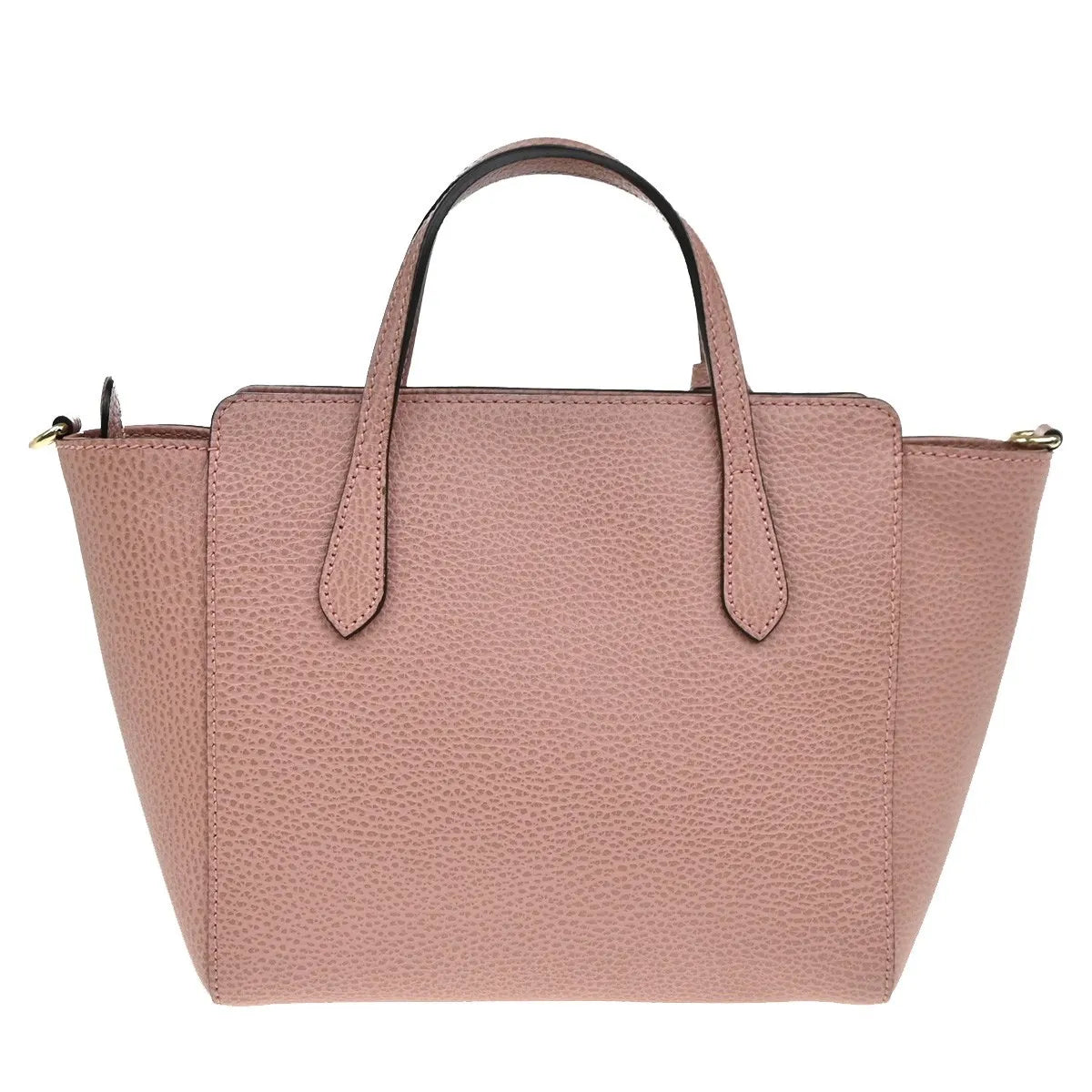 Gucci Swing Pebbled Leather, Pink, Leather, Handbag