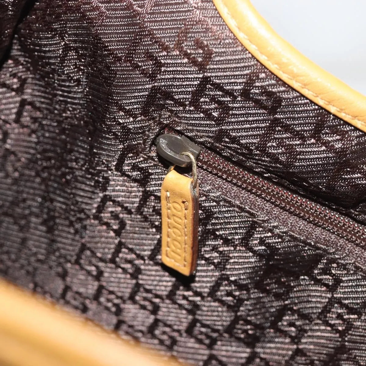 Gucci Bamboo Jackie suede, Brown, Suede, Shoulder Bag