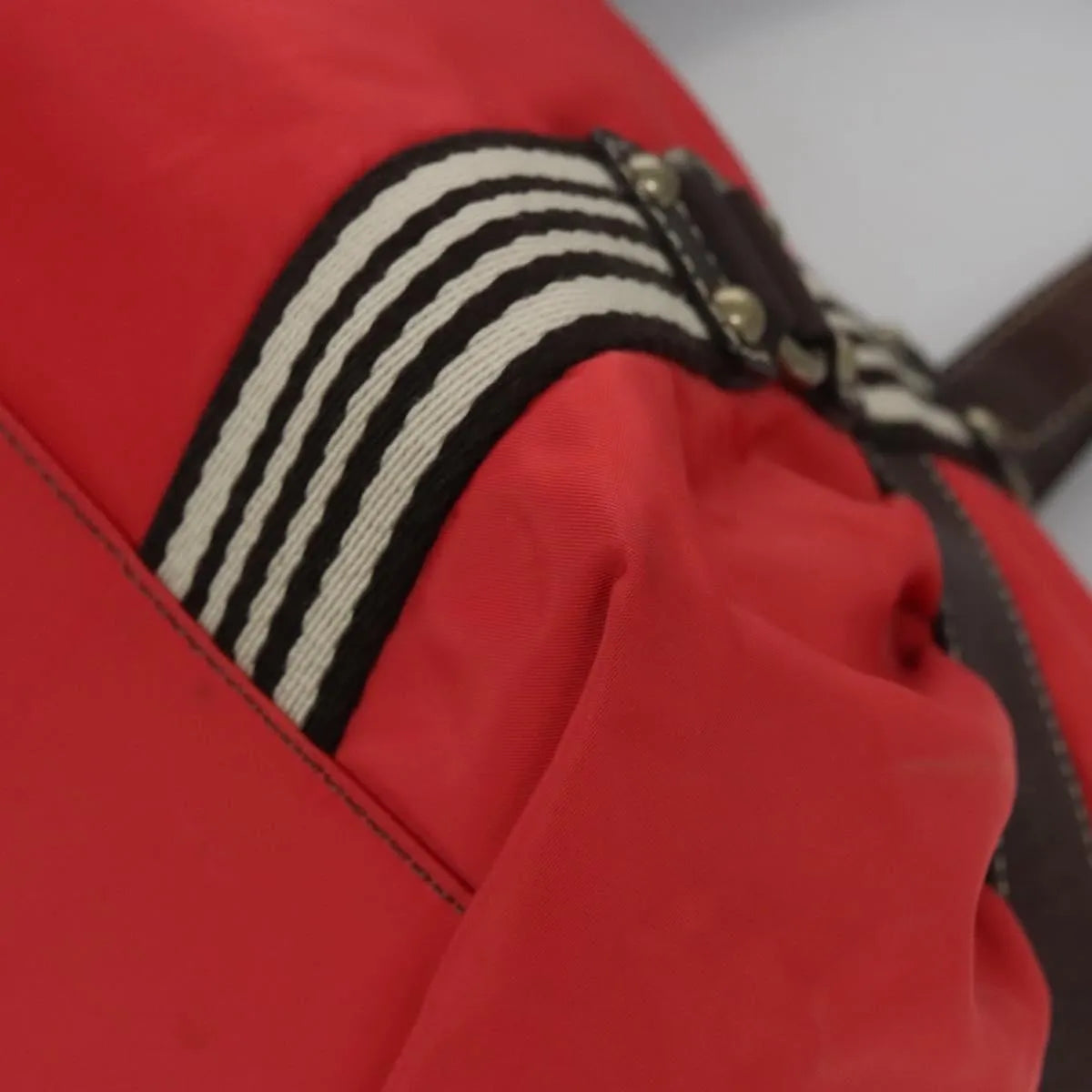 Burberry Blue Label Nylon, Red, Nylon, Tote Bag