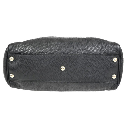Gucci Bamboo shopper Leather, Black, Leather, Handbag