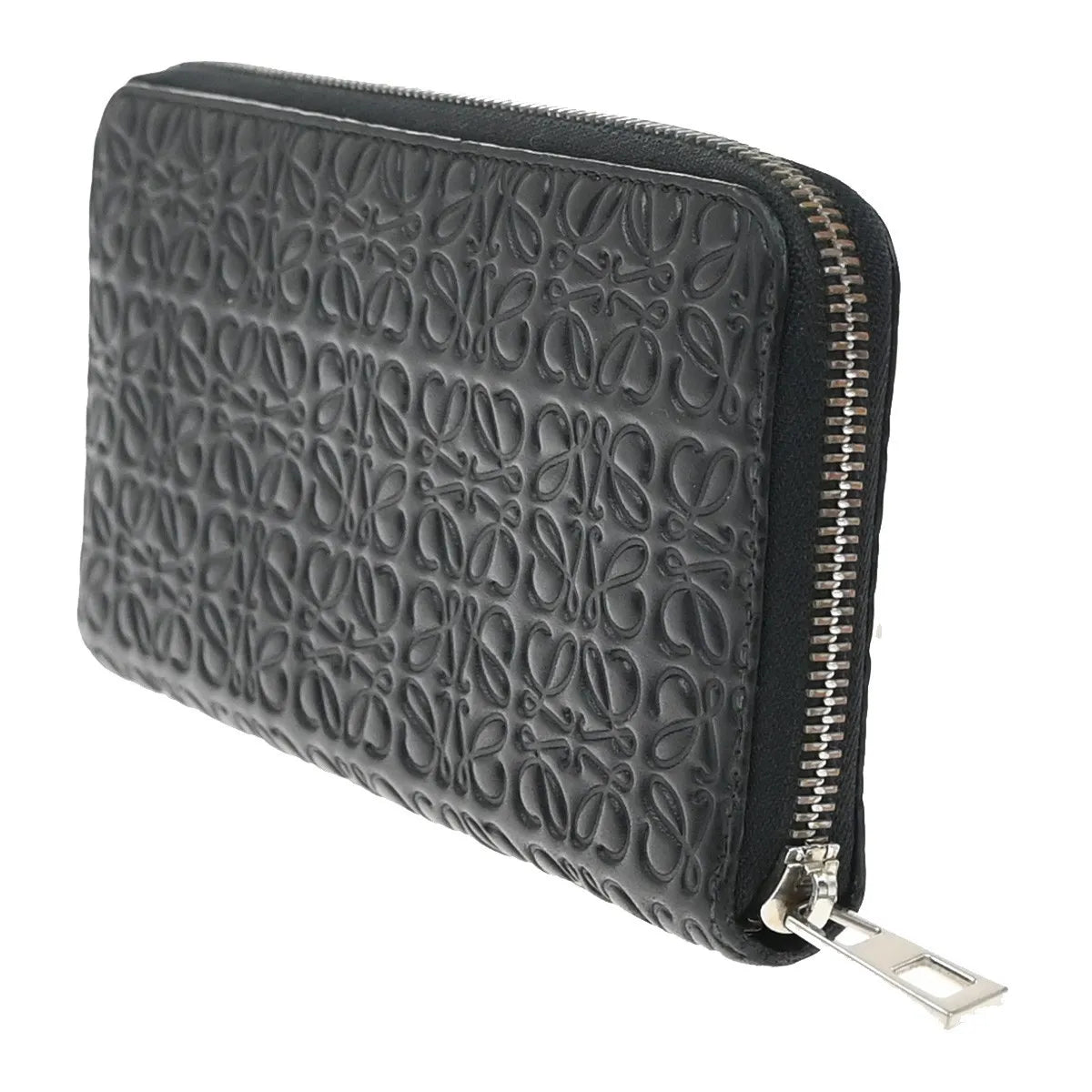 Loewe Anagram Leather, Black, Leather, Wallet
