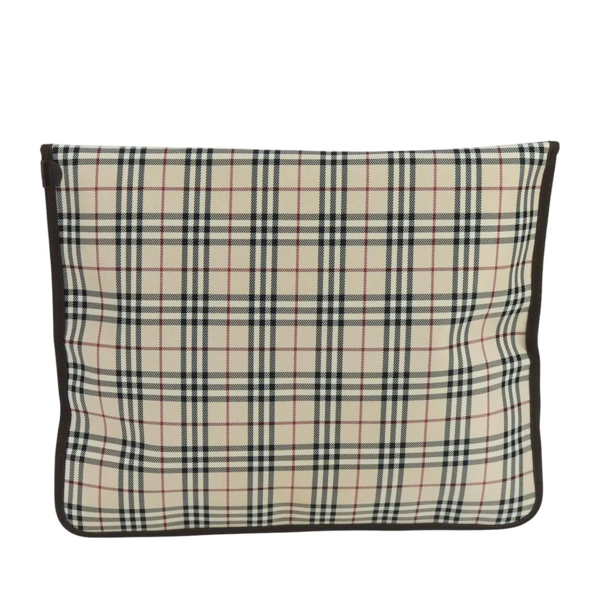 Burberry Nova check Pochette Canvas, Beige, Canvas, Clutch