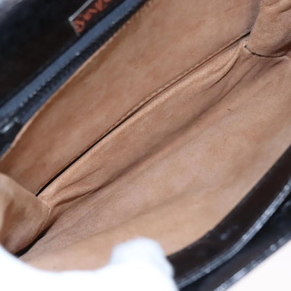 Saint Laurent Vintage Leather, Black, Leather, Handbag