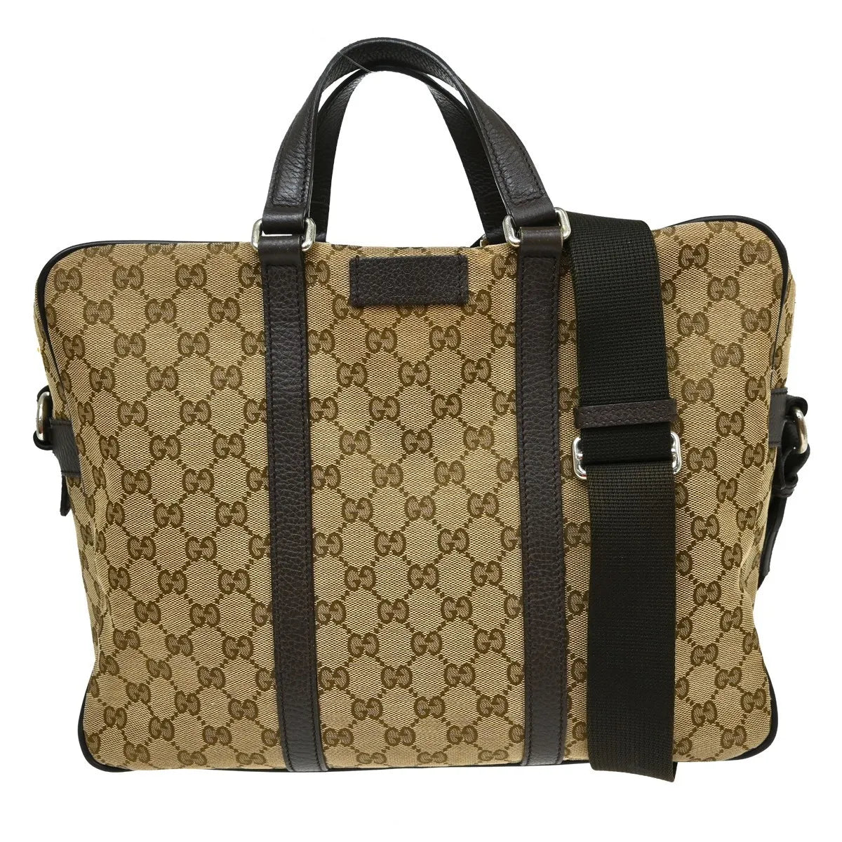 Gucci Convertible Boston Carry On Duffle GG Canvas, Beige, Canvas, Travel Bag