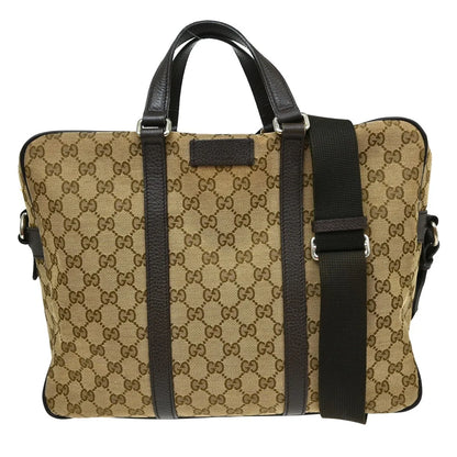 Gucci Convertible Boston Carry On Duffle GG Canvas, Beige, Canvas, Travel Bag