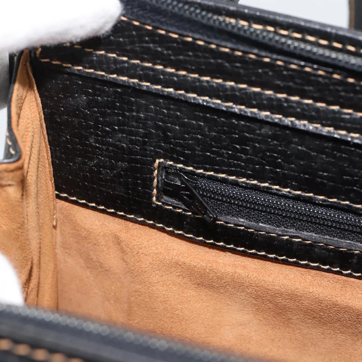 Loewe Vintage Leather, Black, Leather, Tote Bag