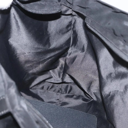 Celine Circle logo Nylon, Black, Nylon, Tote Bag