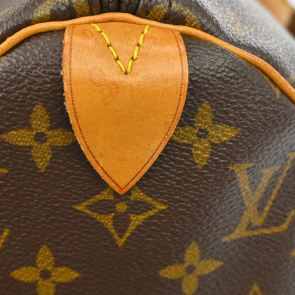 Louis Vuitton Keepall Monogram Canvas, Brown, Canvas, Travel Bag