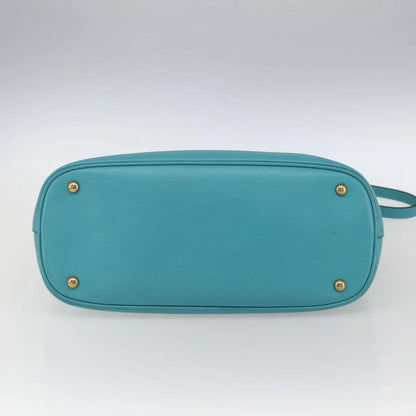 Gucci Bright Bit Convertible Tote Leather, Blue, Leather, Tote Bag