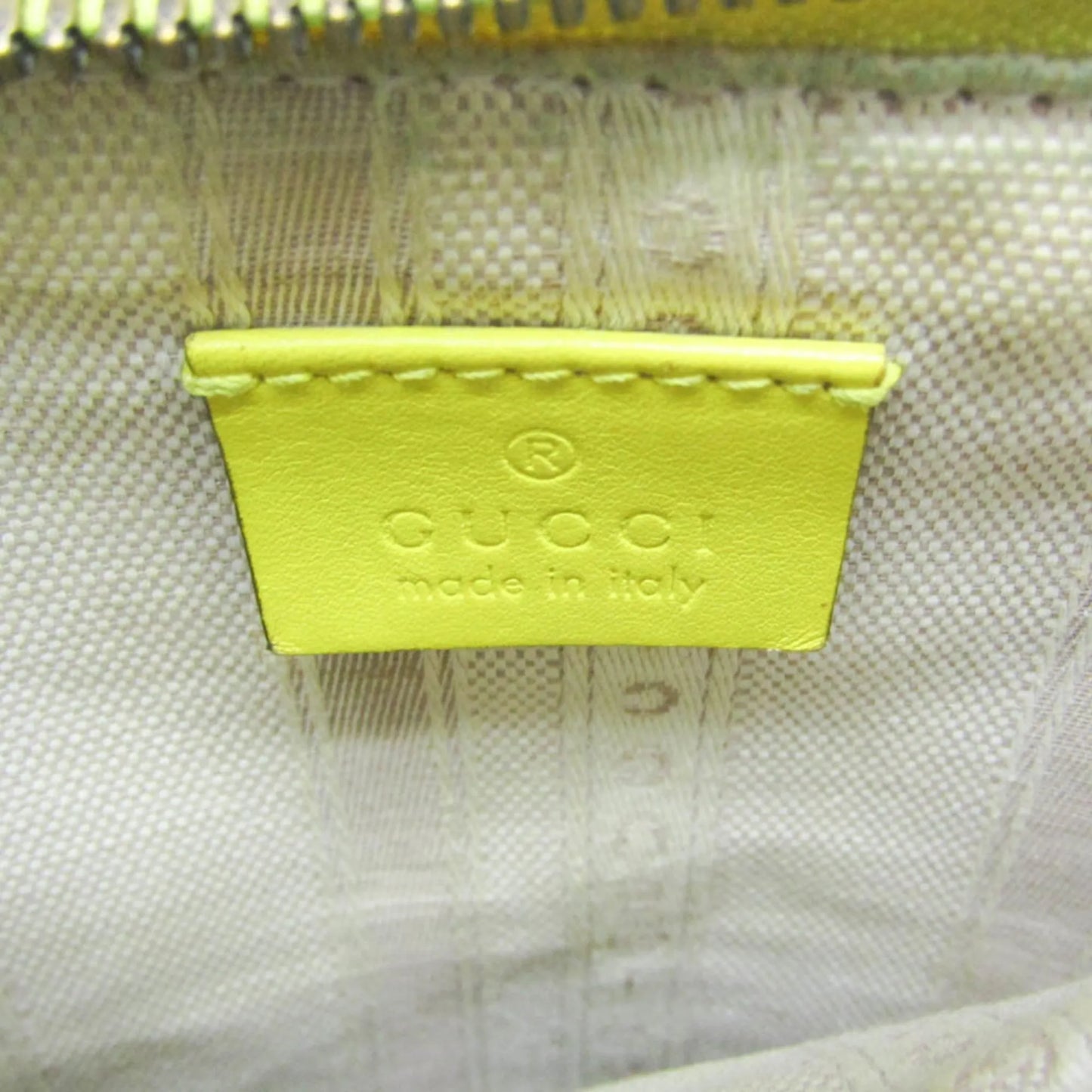 Gucci Bright Bit Convertible Tote Patent leather, Yellow, Patent Leather, Handbag