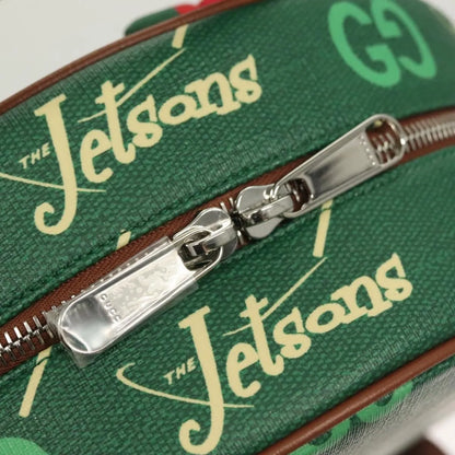 Gucci The Jetsons Web Sherry Line Roun Jetsons Web Sherry Line PVC, Green, PVC, Backpack